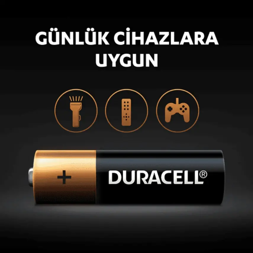 Duracell AA Kalem Pil 6+2 Li - 4