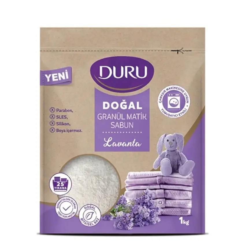 Duru Doğal Granül Matik Sabun Lavanta 1000 gr - 10