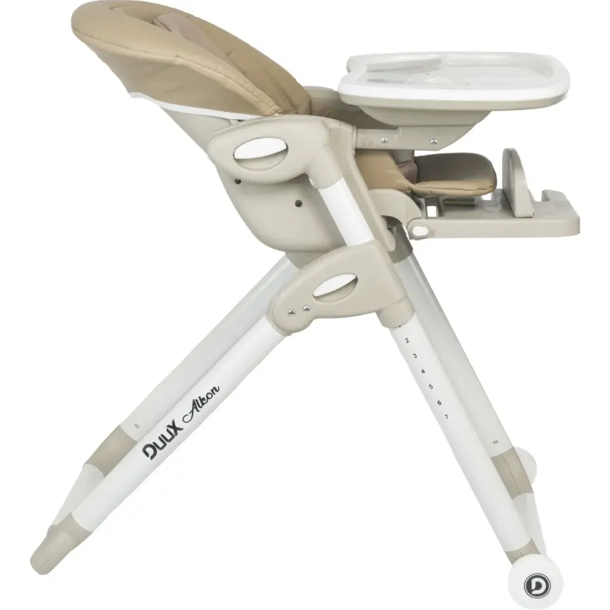 Duux Alkon Yatarlı Portatif Katlanabilen Yükseklik Ayarlı Mama Sandalyesi Siyah - 4