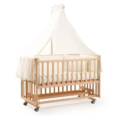 Duux Dada Naturel Anne Yanı Beşik 60x120 cm ve Uyku Seti