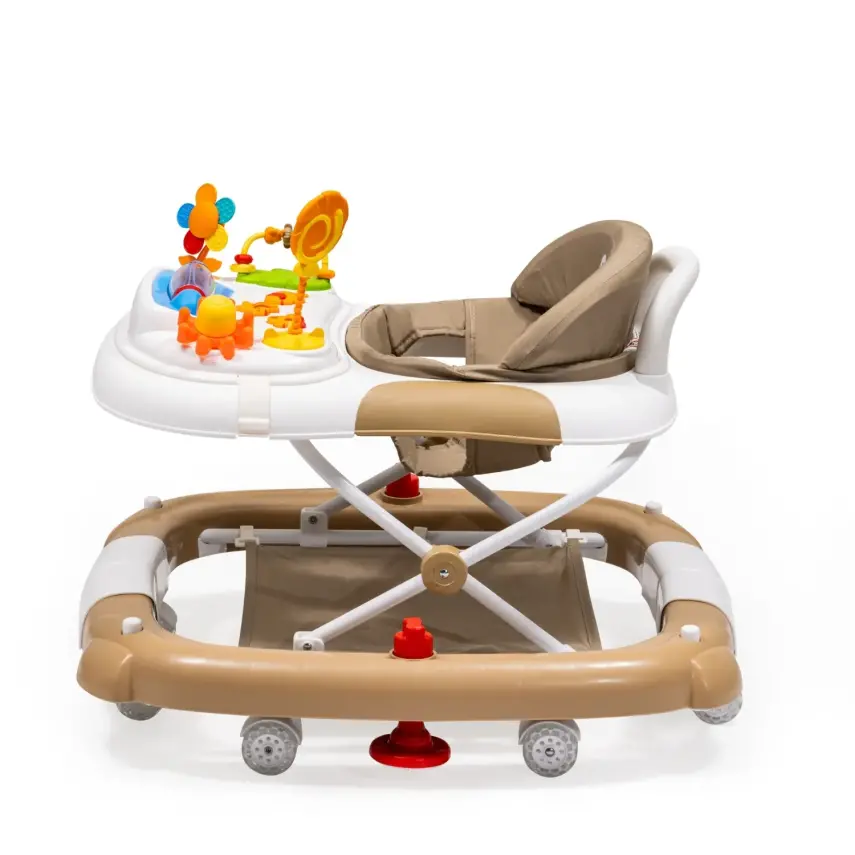 Duux Kidido 3 Kademeli Yükseklik Ayarlı Sallanan Bebek Yürüteci Kahverengi - 20