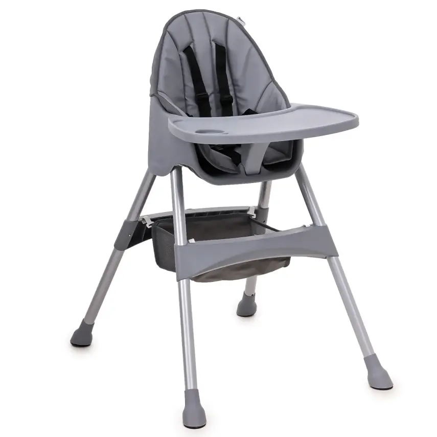 Duux Omega Sepetli Çıkarılabilir Tepsili Mama Sandalyesi Gri - 1