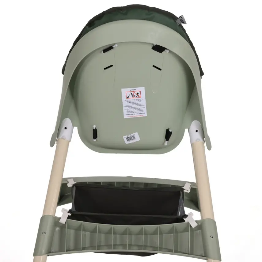 Duux Omega Sepetli Çıkarılabilir Tepsili Mama Sandalyesi Yeşil - 16