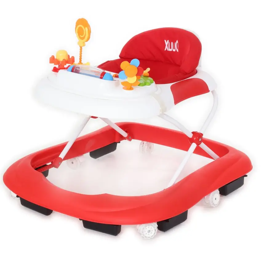 Duux Plano Oyuncaklı Müzikli 3 Kademeli Örümcek Bebek Yürüteci Kırmızı - 2