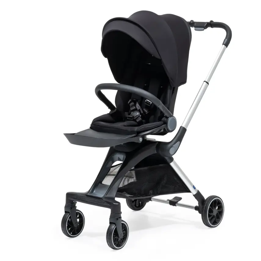 Duux Pro 360°Dönebilen Çift Yönlü Travel Sistem-Seyahat Sistem Bebek Arabası Black - 3