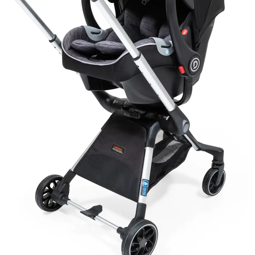Duux Pro 360°Dönebilen Çift Yönlü Travel Sistem-Seyahat Sistem Bebek Arabası Black - 13