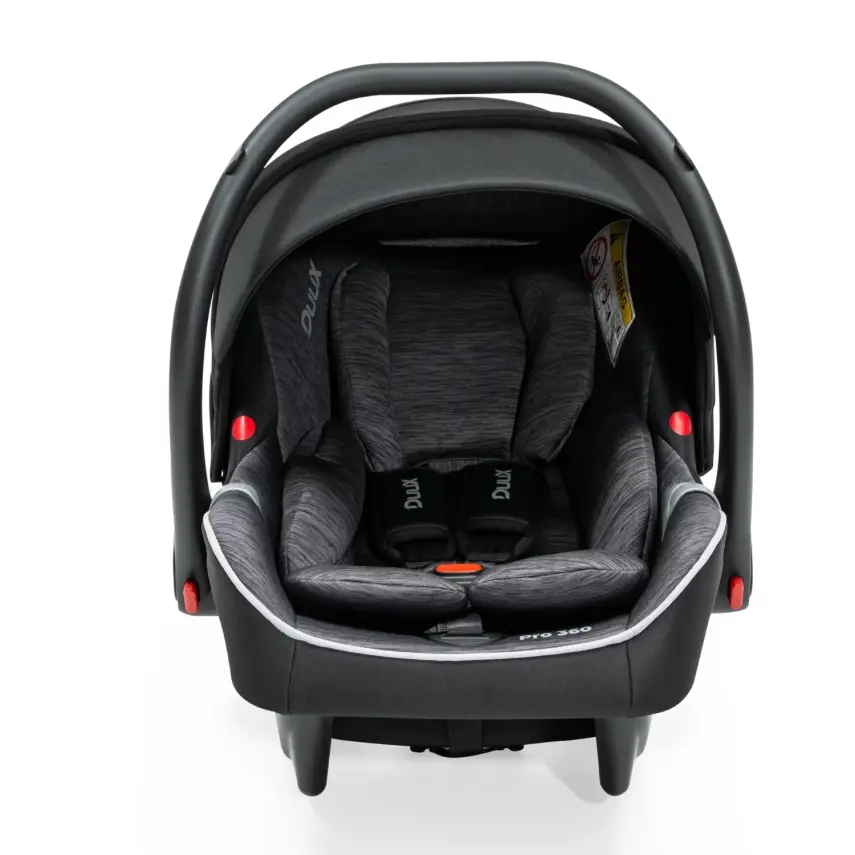 Duux Pro 360°Dönebilen Çift Yönlü Travel Sistem-Seyahat Sistem Bebek Arabası Black - 4