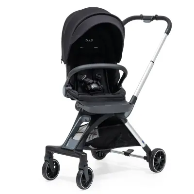 Duux Pro 360°Dönebilen Çift Yönlü Travel Sistem-Seyahat Sistem Bebek Arabası Black - 7