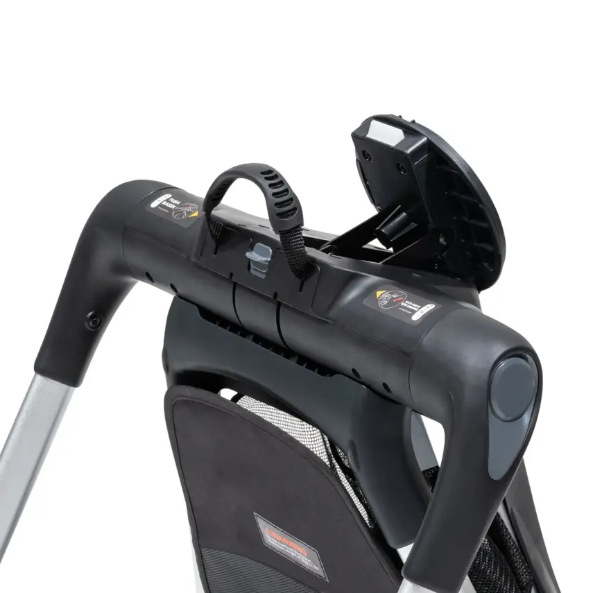 Duux Pro 360°Dönebilen Çift Yönlü Travel Sistem-Seyahat Sistem Bebek Arabası Black - 12