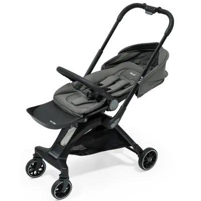 Duux Pro 360°Dönebilen Çift Yönlü Travel Sistem-Seyahat Sistem Bebek Arabası Grey - 6