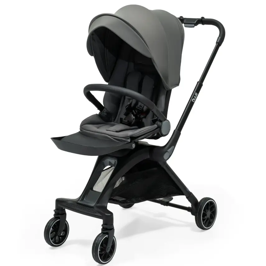 Duux Pro 360°Dönebilen Çift Yönlü Travel Sistem-Seyahat Sistem Bebek Arabası Grey - 10