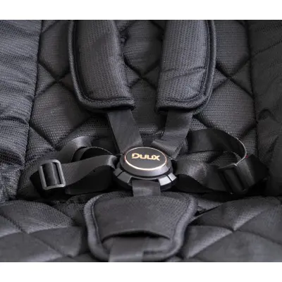 Duux Pro Max2  I-Size Çift Yönlü Kolay Katlanabilen Su Geçirmeyen Travel Sistem-Seyahat Sistem Bebek Arabası Yağmurluk Hediyeli Black - 17