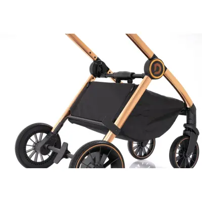 Duux Pro Max2  I-Size Çift Yönlü Kolay Katlanabilen Su Geçirmeyen Travel Sistem-Seyahat Sistem Bebek Arabası Yağmurluk Hediyeli Black - 15