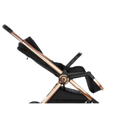 Duux Pro Max2  I-Size Çift Yönlü Kolay Katlanabilen Su Geçirmeyen Travel Sistem-Seyahat Sistem Bebek Arabası Yağmurluk Hediyeli Black - 26