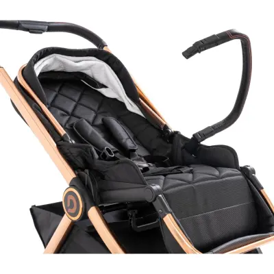 Duux Pro Max2  I-Size Çift Yönlü Kolay Katlanabilen Su Geçirmeyen Travel Sistem-Seyahat Sistem Bebek Arabası Yağmurluk Hediyeli Black - 27