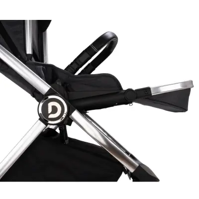 Duux Pro Max2  I-Size Çift Yönlü Kolay Katlanabilen Su Geçirmeyen Travel Sistem-Seyahat Sistem Bebek Arabası Yağmurluk Hediyeli Dark Grey - 11