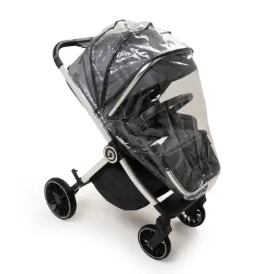 Duux Pro Max2  I-Size Çift Yönlü Kolay Katlanabilen Su Geçirmeyen Travel Sistem-Seyahat Sistem Bebek Arabası Yağmurluk Hediyeli Dark Grey - 21