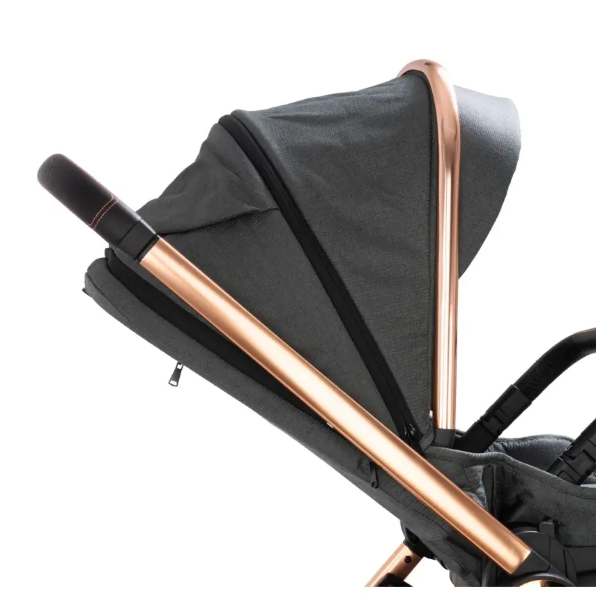 Duux Pro Max2  I-Size Çift Yönlü Kolay Katlanabilen Su Geçirmeyen Travel Sistem-Seyahat Sistem Bebek Arabası Yağmurluk Hediyeli Green - 7