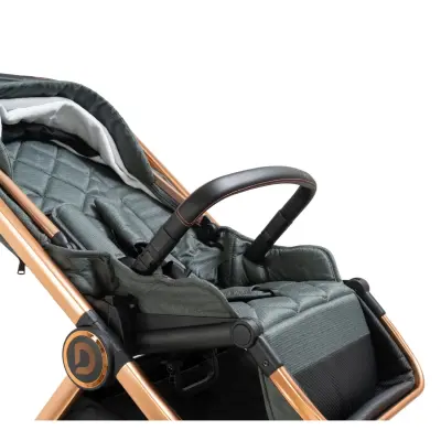 Duux Pro Max2  I-Size Çift Yönlü Kolay Katlanabilen Su Geçirmeyen Travel Sistem-Seyahat Sistem Bebek Arabası Yağmurluk Hediyeli Green - 23