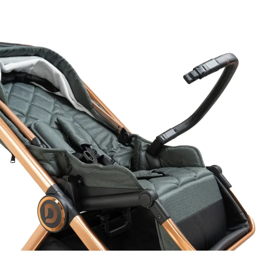 Duux Pro Max2  I-Size Çift Yönlü Kolay Katlanabilen Su Geçirmeyen Travel Sistem-Seyahat Sistem Bebek Arabası Yağmurluk Hediyeli Green - 25