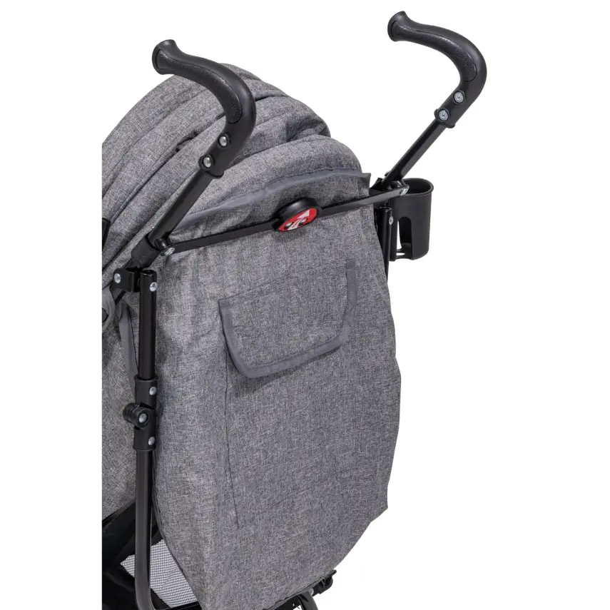 Duux Siena 0-3 Yaş Hafif Puset Baston Bebek Arabası Tam Yatar – Ön Barlı Gri - 17