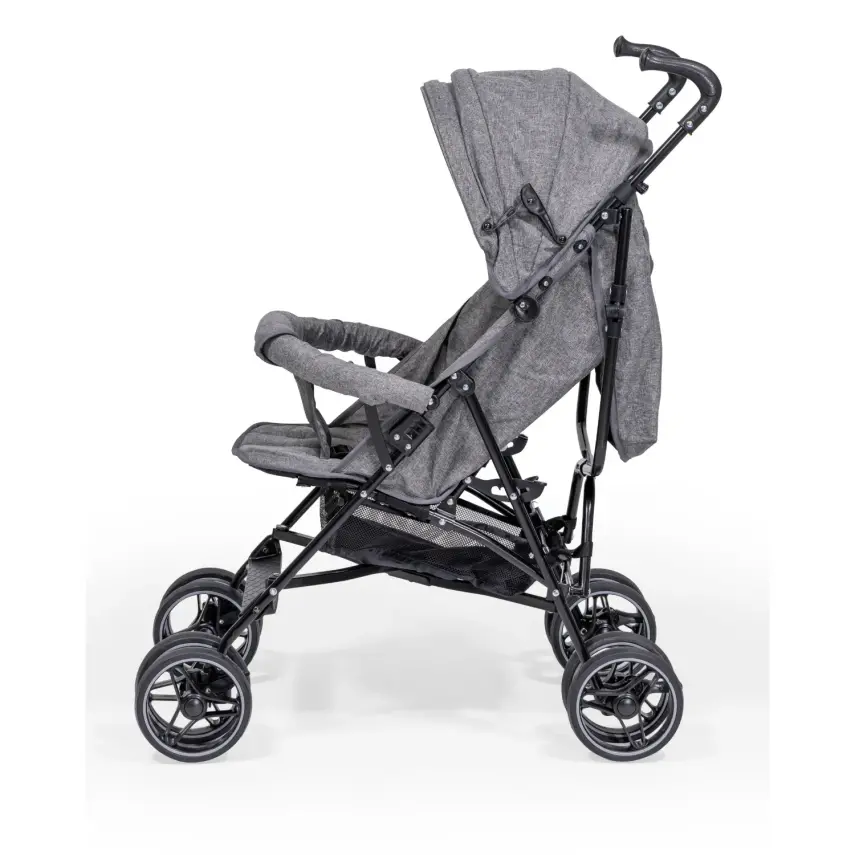 Duux Siena 0-3 Yaş Hafif Puset Baston Bebek Arabası Tam Yatar – Ön Barlı Gri - 22