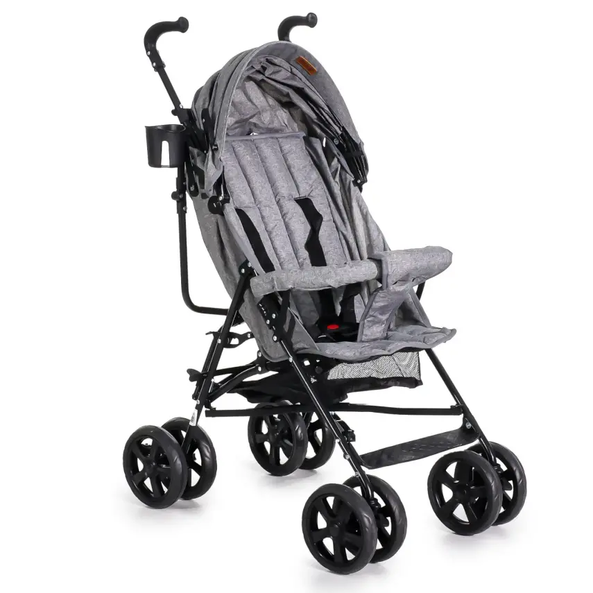 Duux Siena 0-3 Yaş Hafif Puset Baston Bebek Arabası Tam Yatar – Ön Barlı Gri - 25