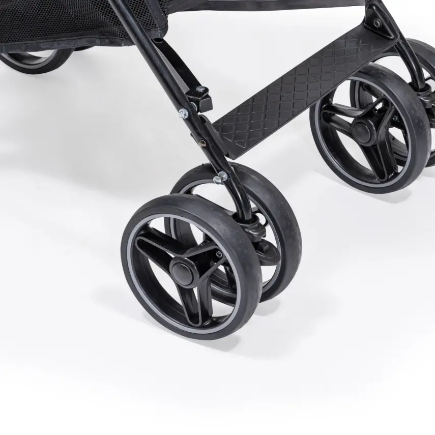 Duux Siena 0-3 Yaş Hafif Puset Baston Bebek Arabası Tam Yatar – Ön Barlı Gri - 27