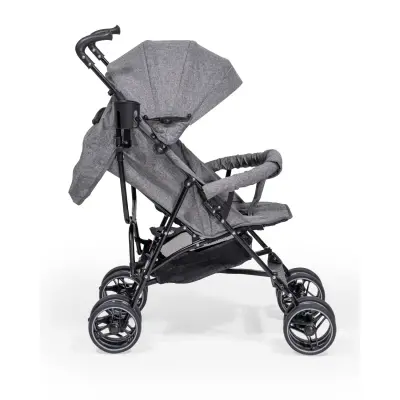 Duux Siena 0-3 Yaş Hafif Puset Baston Bebek Arabası Tam Yatar – Ön Barlı Gri - 14