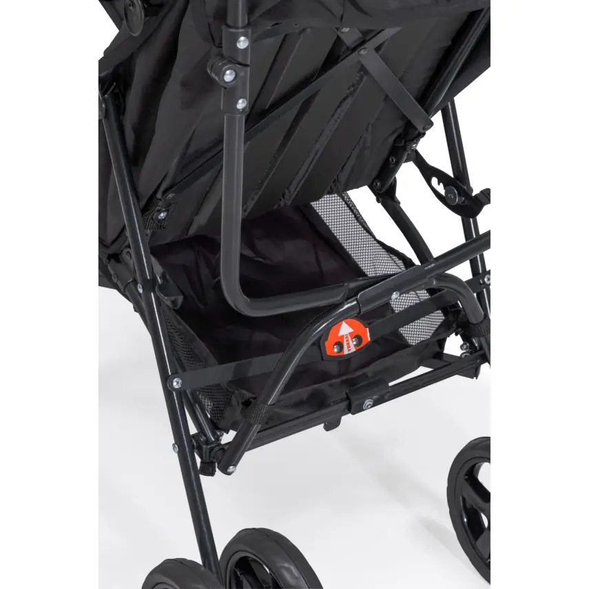 Duux Siena 0-3 Yaş Hafif Puset Baston Bebek Arabası Tam Yatar – Ön Barlı  Siyah - 11