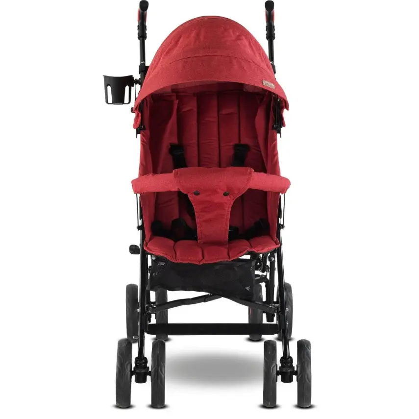 Duux Siena Hafif 15 Kg Kadar Taşıma Kapasiteli Doğumdan 3 Yaşına Kadar Kullanılabilen Baston Bebek Arabası Kırmızı - 3
