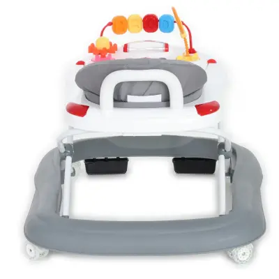 Duux Tobby Oyuncaklı Müzikli 3 Kademeli Örümcek Bebek Yürüteci Gri 