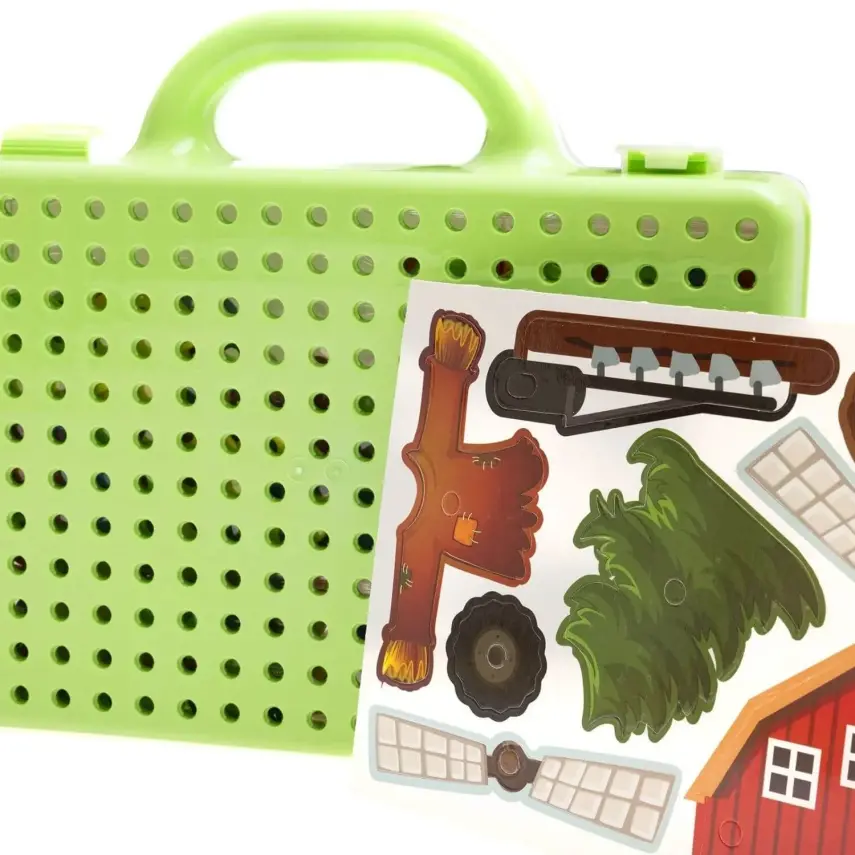 Eğitici Matkap Seti Çiflik Hayvanları 3D Stem Creative - 2