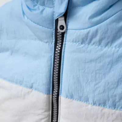 Ella Bonna Şişme Yelek Parçalı Mavi (1)