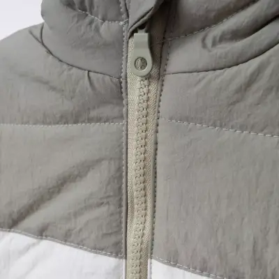 Ella Bonna Şişme Yelek Parçalı Yeşil (1)