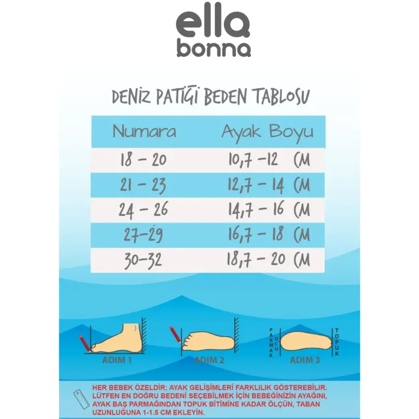 Ella Bonna Unisex Deniz Patiği Kaydırmaz Taban Yunus Balığı - 2