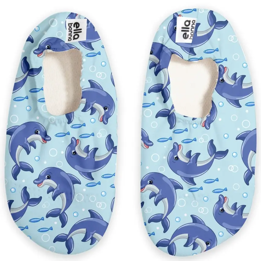 Ella Bonna Unisex Deniz Patiği Kaydırmaz Taban Yunus Balığı - 1