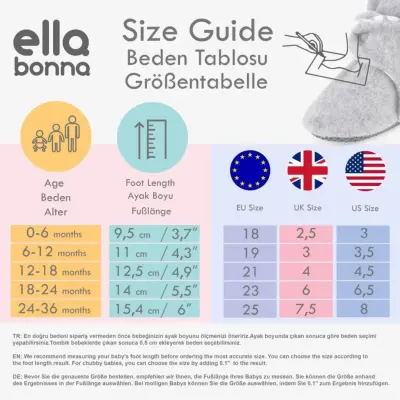 Ella Bonna Unisex Panduf Organik Pamuk Müslin Gül Kurusu - 14