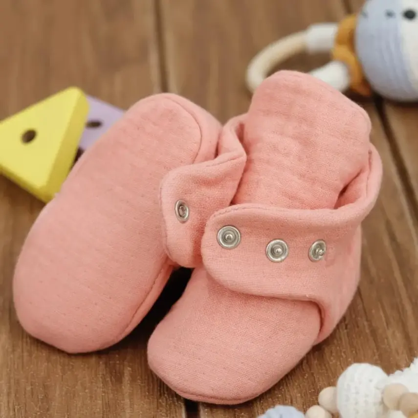 Ella Bonna Unisex Panduf Organik Pamuk Müslin Gül Kurusu - 9