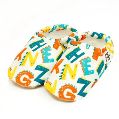 Ella Bonna Unisex Patik Kaydırmaz Taban Alfabe 