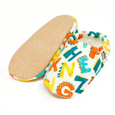 Ella Bonna Unisex Patik Kaydırmaz Taban Alfabe (1)