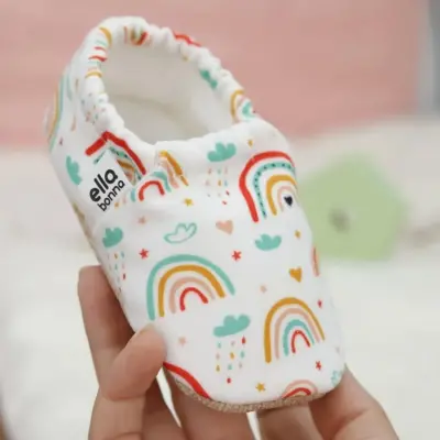 Ella Bonna Unisex Patik Kaydırmaz Taban Rainbow - 16