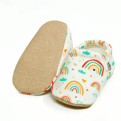 Ella Bonna Unisex Patik Kaydırmaz Taban Rainbow (1)
