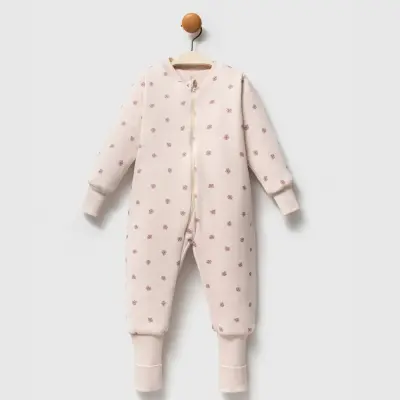 Ella Bonna Uyku Tulumu Çoraplı 2,5 Tog Bej Flowers