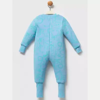 Ella Bonna Uyku Tulumu Çoraplı 2,5 Tog Desenli Mavi - 3