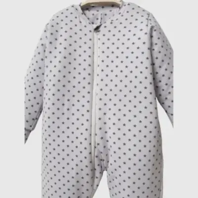 Ella Bonna Uyku Tulumu Çoraplı 2,5 Tog Gri Yıldız - 3