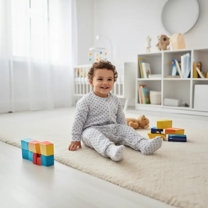 Ella Bonna Uyku Tulumu Çoraplı 2,5 Tog Gri Yıldız - 5