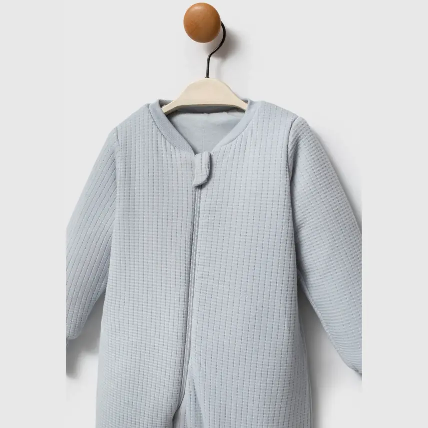 Ella Bonna Uyku Tulumu Çoraplı 2,5 Tog Jakarlı Gri - 8