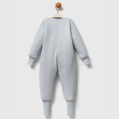 Ella Bonna Uyku Tulumu Çoraplı 2,5 Tog Jakarlı Gri - 9