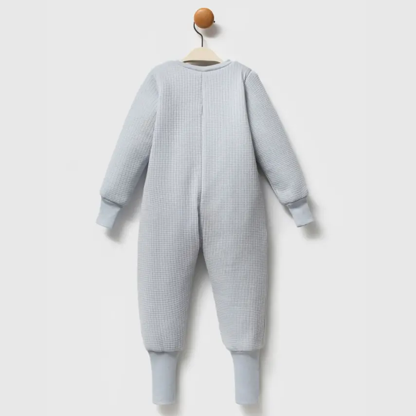 Ella Bonna Uyku Tulumu Çoraplı 2,5 Tog Jakarlı Gri - 9